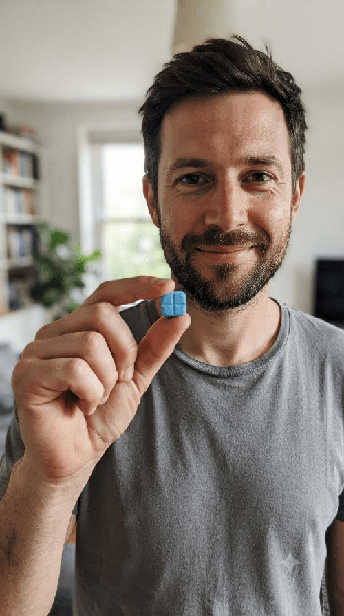 Robert M. on the convenience of chewable ED treatment